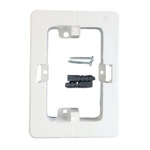 Caja para canaleta con taquetes